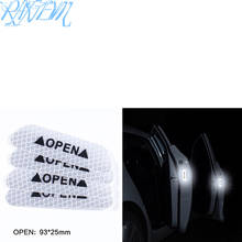 Pegatinas reflectantes de advertencia para puerta de coche, pegatina abierta para lada Vesta Priora Kalina x-ray XRay Largus, 4 piezas 2024 - compra barato