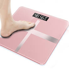 LCD Display Body Weighing Digital Health Weight Scale Bathroom Floor Electronic Body Floor Scales Glass Smart Scales Battery 2024 - buy cheap