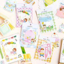 20sets/lot Memo Pads Sticky Notes Today's cute alien Paper diary Scrapbooking Stickers Office School stationery Notepad 2022 - buy cheap