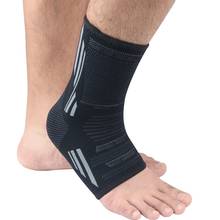 Поддержка лодыжки противоскользящие Анти-растяжение трикотажные компрессионные ноги защитный рукав спортивные пятки покрытие носки для футбола баскетбол 2024 - купить недорого