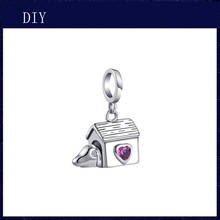 Silver Shiny Pet nest pendant fit Pandora Charm Silver 925 Bead Pendant Bangle with stylish DIY jewelry 2024 - buy cheap