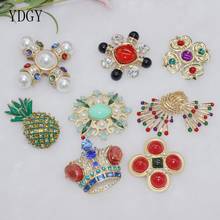 Ydgy-broche de girasol con perlas de esmalte de alto grado, broche sencillo para mujer 2024 - compra barato