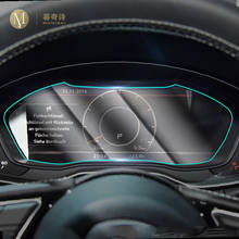 Для Audi S5 RS5 2017-2019 Автомобильная внутренняя приборная панель мембрана ЖК-экран Защитная пленка из закаленного стекла против царапин 2024 - купить недорого