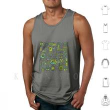 Medicine Tank Tops Vest Sleeveless Medicine Health Icon Heart Vector Healthy Pill Care Ambulance Tooth Blood Silhouette Drug 2024 - buy cheap
