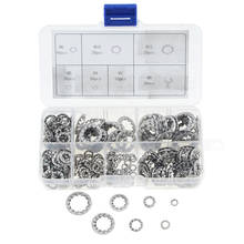 270pcs/box M3/M4/M5/M6/M8 Combination Box Stainless Steel 304 External Toothed Star Gasket Serrated Lock Washer Assortment Kit 2024 - buy cheap