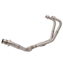 Front Exhaust Systems Link Connect Middle Pipe Muffler Motorcycle Slip On For Honda CBR250RR CBR 250 RR2017 2018 2019 2020 Year 2024 - buy cheap
