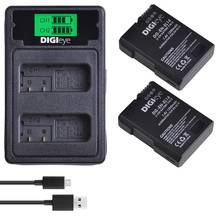 Batería de EN-EL14 de 1200mAh + LCD USB cargador Dual para Nikon D3100 D3200 D3400 D5100 D5600 DF Coolpix P7000 P7100 P7800 2024 - compra barato