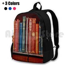 Мини-библиотека классических книг, походный рюкзак, водонепроницаемый, для кемпинга, путешествий, библиотеки, книг, библиотеки, винтажные книги 2024 - купить недорого