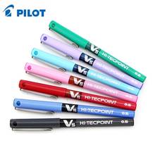 Pilot BX-V5-bolígrafos de gel de 0,5mm, bolígrafos de color rojo, azul, negro, verde y morado, hecho en Japón material de papelería, suministros de escritura, 12 unids/lote 2024 - compra barato