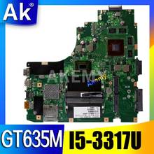 AK K46CM Laptop motherboard Para Asus A46C S46C K46CB K46CM K46C K46 Teste mainboard original I5-3317U GT635M 2024 - compre barato