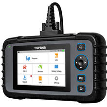 Автомобильный сканер TOPDON Artidiag 600 OBD2, считыватель кодов OBD, диагностический инструмент для автомобиля AD600 ENG AT ABS SRS Oil SAS TMPS EPB, автомобильный инструмент 2024 - купить недорого