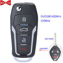 KEYECU for Mitsubishi Lancer 2008 2009 2010 2011 2012 2013 2014 2015 Upgraded Remote Key Fob OUCG8D-625M-A ID46 Leather Case 2024 - buy cheap