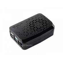 Capa poly + para raspberry pi 4 oficial, com mini ventilador de refrigeração dedicado 2024 - compre barato