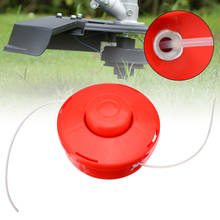 Nylon Brush Mower Bump Spool Grass Trimmer Head Grass Replacement With 2.4mm Cut Red Rope Lawn Mover Parts 2024 - buy cheap