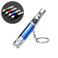 Hiking outdoor Tools LED Flashlight Compass Emergent Lamp Multi-Function Torch Climbing Whistle Portable Mini Flashlight A1018 2024 - buy cheap