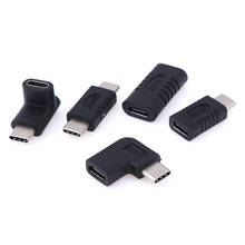 USB 3,1 Type C адаптер с прямым углом, переходник типа «Папа-мама» для смартфонов Samsung, Лидер продаж 2024 - купить недорого
