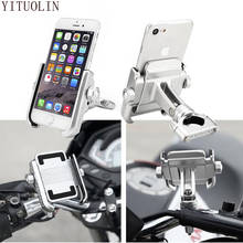 Aluminum Motorcycle Phone Holder Moto Accessories For SUZUKI gsxs 1000 gsx 750f sj410 dr 350 gsxr 750 gsr600 drz 400 sm tl1000r 2024 - buy cheap
