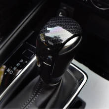 Carbon Fiber Car Gear Shift Knob Control Panel Gear Head Frame Cover Trim Sticker For Mazda Cx-5 Cx5 Cx 5 2018 2019 Accessories 2024 - buy cheap