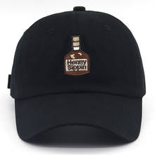 New henny bottle embroidery cap 100% cotton soft snapback baseball caps adjustable fashion hip hop dad hat unisex wholesale 2024 - buy cheap