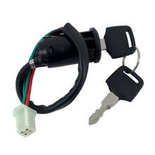 New 1 PC Universal 4 Pins wire Ignition Key Switch Motorcycle Ignition Switch Key For ATV Start Ignition Switch Lock Key 2024 - buy cheap