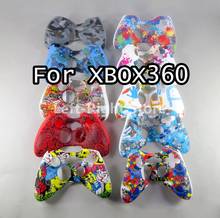 2PCS Water Transfer Printing Protective Skin for Microsoft Xbox 360 Wired / Wireless Controller Silicone Case Cover 2024 - buy cheap