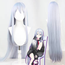 Yoisaki kanade peruca longa reta cabelo sintético cosplay perucas traje resistente ao calor + peruca boné 2024 - compre barato