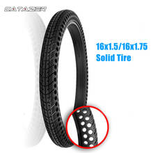 16*1.50 16Inch Non-pneumatic Airless Ever Tire Perforated Shock Absorbing Tyre Explosion-Proof Solid Tires Bicycle Tires 2024 - buy cheap
