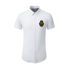 Camiseta de manga corta para hombre, camisa informal de talla grande MLXL2XL3XL4XL, con logotipo hecho a mano 2024 - compra barato
