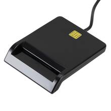 Lector de tarjetas inteligentes USB, DNIE ATM CAC IC ID, lector de tarjetas SIM para Windows Linux, accesorios de tarjetas de memoria 2024 - compra barato