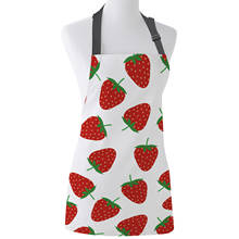 Fruit Strawberry Print Apron Print Unisex Kitchen Bib with Adjustable Neck for Cooking Gardening 2024 - buy cheap