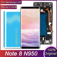 New Original AMOLED N950F LCD For Samsung Galaxy Note 8 N950 Display With Frame Note8 N950FD N950A N950U LCD Touch Screen Parts 2024 - buy cheap