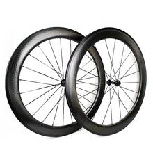 700C dimple surface road carbon bicycle wheels 26mm width 58mm depth Road Bicycle carbon wheelset ,basalt brake sueface,U-shape 2024 - buy cheap