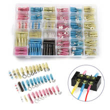 420Pcs Heat Shrinkable Solder Terminal Connector Ring Fork Insulated Waterproof Wire & Cable Connection Terminal Kit 2024 - buy cheap