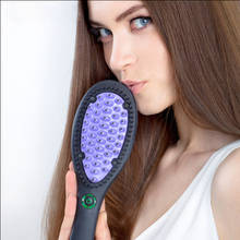 Professional Electric Hair Straightener Comb PTC heating Hair Care Styling Fast Hair iron Straightening Brush EU Plug 2024 - buy cheap