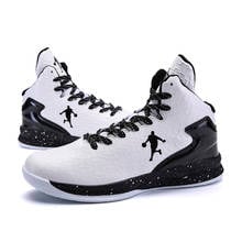 2021 Man High-top Basketball Shoes Men's Cushioning Light Basketball Sneakers Anti-skid Breathable Outdoor Sports Men Shoes 2024 - buy cheap