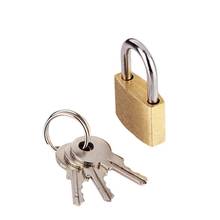 1pc 20mm Small Copper Lock with Keys Luggage Case Padlock Storage Lockers Padlock wholesales 2024 - buy cheap