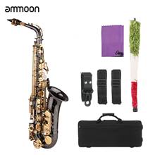 ammoon Saxophone Eb E-flat Alto Saxophone Sax Nickel-Plated Brass Body with Engraving Nacre Keys with Case Woodwind Instruments 2024 - buy cheap