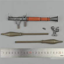 Armas antitanque de lançador de foguetes, modelo de plástico com escala de 1/6 para figura de ação de 12 ", acessórios para o corpo sem tiro 2024 - compre barato
