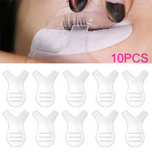 10Pcs/Set Silicone Eyelash Perm Pad Recycling Lashes Shield Lifting Curlers Eyelash Makeup Accessories Applicator Tools 2024 - buy cheap