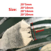5meters Self-adhesive Sealing Wind-proof Brush Strip For Home Door Window Sound Insulation Strip Gasket widen 20mm Brush Strip 2024 - buy cheap