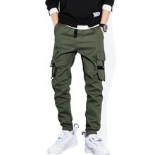 2022 Streetwear Sweatpants Men's Multi Pocket Trousers Hip Hop Jogger hombre Military Cargo Pants 2024 - buy cheap