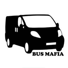 12CM*18CM KK Vinyl Car Sticker Bus Mafia for Renault Trafic Auto Car Stickers Car Accessories 2024 - buy cheap