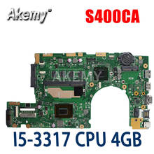 S400CA motherboard For ASUS S400CA I5 -3317 CPU 4GB RAM Laptop motherboard S500C S400C S500CA Notebook mainboard 2024 - buy cheap