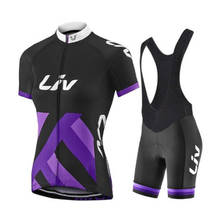 2021 feminino roupas de ciclismo bib gel shorts verão estrada bicicleta conjunto jérsei kit esporte feminino terno roupas mtb vestido uniforme 2024 - compre barato