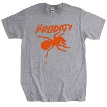 Camiseta de verano para hombre, camisa con logotipo amarillo de The Prodigy, unisex, DJ, Punk, Techno, Dance, Rave, Big Beat, Rock 2024 - compra barato