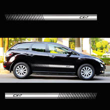 Stylish car door side sticker vinyl body decal racing stripe sticker for Mazda CX7 Cx-7 Car accessories 2024 - buy cheap