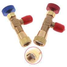 2 Pieces R410A R22 Refrigeration Charging Adapter for 1/4" Safety Valve Service 2024 - buy cheap