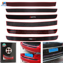 1Piece 90cm Car Styling Mouldings Trunk Protection Strip Car Door Sill Sticker Bumper Anti-collision Threshold Strips 3M Type 2024 - buy cheap