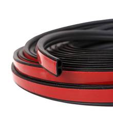Car Door Soundproof Seal Strip Adhesive Dustproof Waterproof B Shape Black Silent Auto Trunk Rubber Seals Edge Trim Car Styling 2024 - buy cheap
