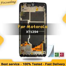 New Quality For Motorola Moto Droid Turbo XT1254 LCD Display Touch Screen Digitizer Assembly With/No Frame For Moto Maxx XT1225 2024 - buy cheap